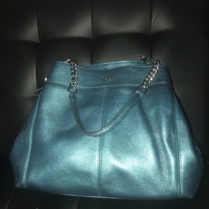 CHRISTMAS SALE!!! Coach Pebble Leather Chain Bag